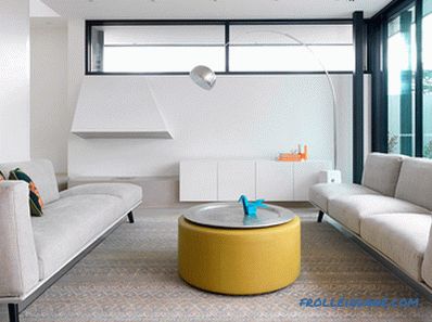 Wnętrze salonu w stylu minimalizmu - zasady i 70 pomysłów na inspirację