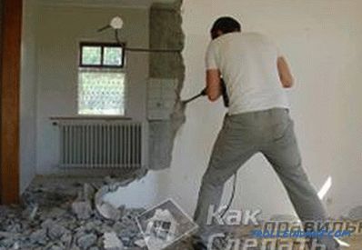 Jak rozbić betonową ścianę - demontaż betonowej ściany