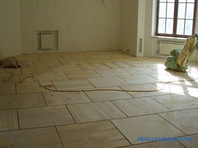 Wyrównywanie drewnianej podłogi za pomocą sklejki bez i z opóźnieniem (zdjęcie)