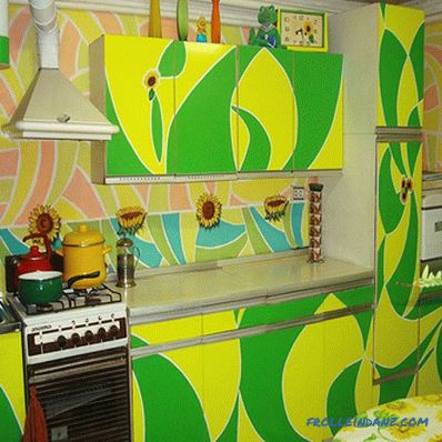 Projekt ścian w kuchni - szczegółowo o projekcie ściany kuchennej + zdjęcie