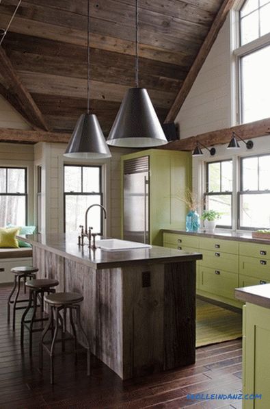 Jak zrobić kombinację kolorów we wnętrzu kuchni + 21 próbek zdjęć