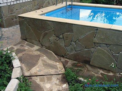 Betonowy basen do samodzielnego montażu - betonowy basen + zdjęcie