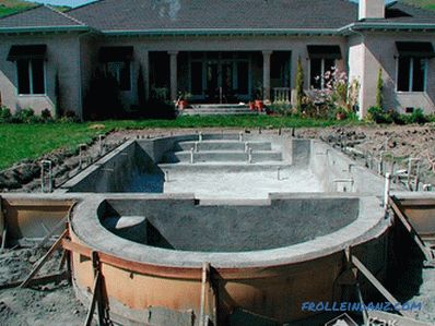 Betonowy basen do samodzielnego montażu - betonowy basen + zdjęcie