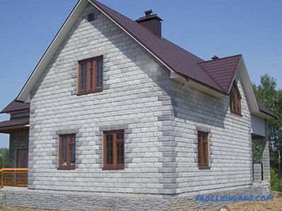 Dom wykonany z bloku żużlowego własnymi rękami