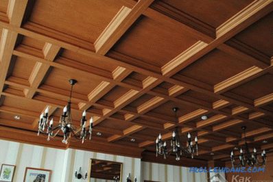 Drewniany sufit zrób to sam - produkcja i projektowanie (+ zdjęcia)