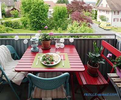 Jak zrobić balkon mieszkania własnymi rękami (wewnątrz i na zewnątrz) + zdjęcie