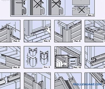 Montaż metalowych sidingów „zrób to sam” - instrukcja (+ schematy)