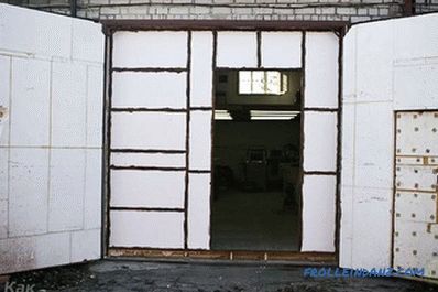 Jak izolować bramy garażowe własnymi rękami + zdjęcie