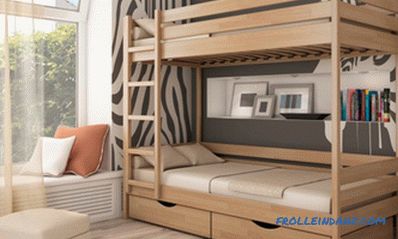 Drewniane łóżko piętrowe zrób to sam: cały proces produkcji