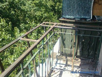 Przygotowanie balkonu do przeszklenia - wstępne prace na przeszkleniu balkonu
