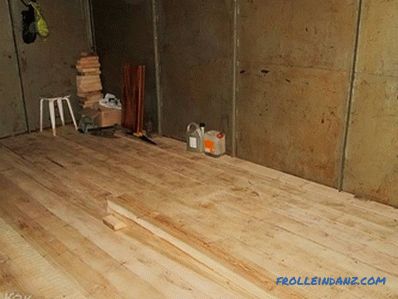 Jak zrobić drewnianą podłogę w garażu własnymi rękami