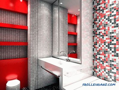 Małe wnętrze łazienki - projekt łazienki