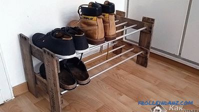 Jak zrobić półkę na buty własnymi rękami